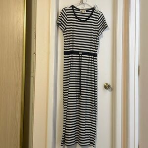 Micheal Kors striped casual dress size medium